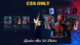 3D Slider Tutorial | HTML & CSS Only | No Javascript