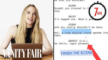 Hollywood Screenwriter Tries to Write a Scene in 7 Minutes | Vanity Fair