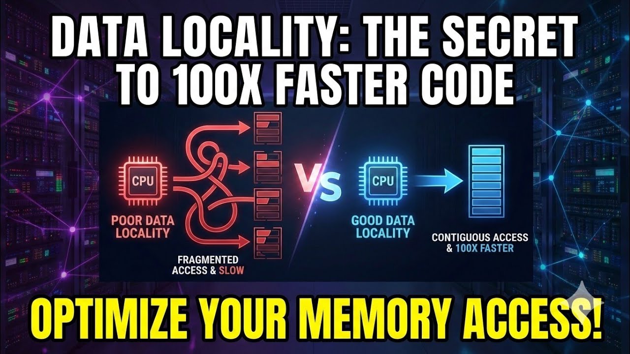 Data Locality: The Secret to 100x Faster Code - YouTube