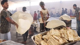 Amazing! King of Rumali Roti In Hyderabad | Biggest Rumali Roti Making | Indian Street Food