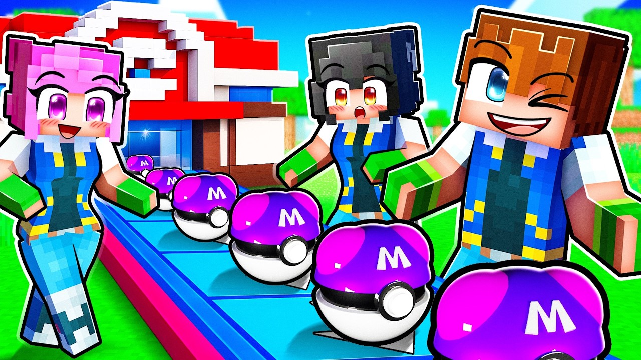 We Opened Our Own POKEMON GYM in Minecraft!