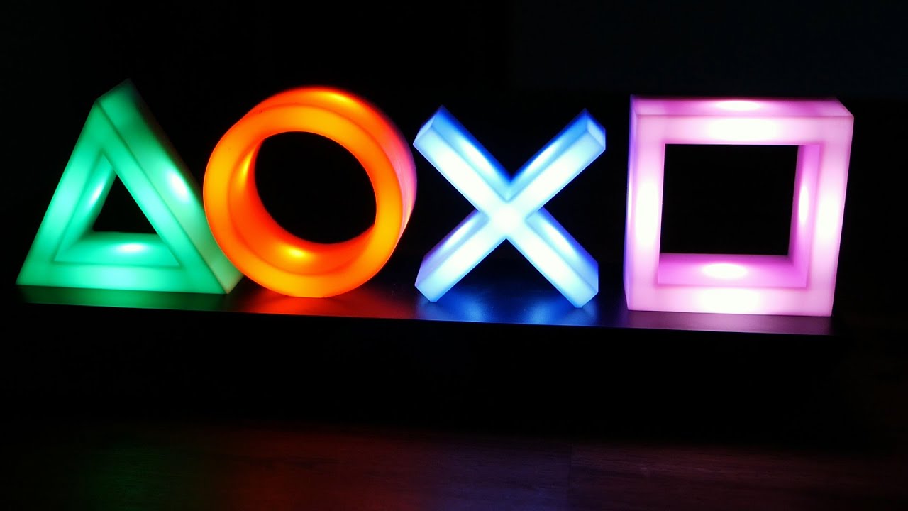 Licht aus Lampe an PlayStation Symbol Tischlampe YouTube Licht aus Lampe an PlayStation Symbol Tischlampe YouTube