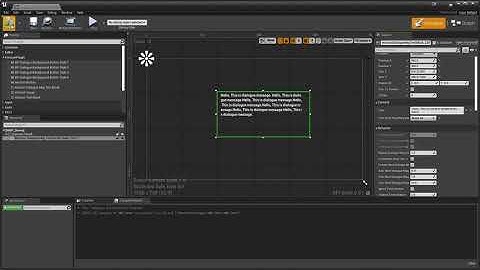 [UE4][HorizonUI] HorizonDialogueMsgTextBlock Tutorial02: RichText Change Color