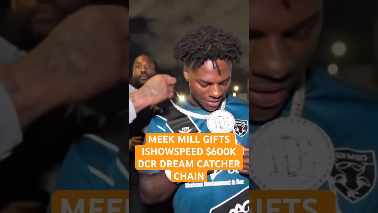 MEEK MILL GIFTS ISHOWSPEED $600K DREAM CATCHER CHAIN