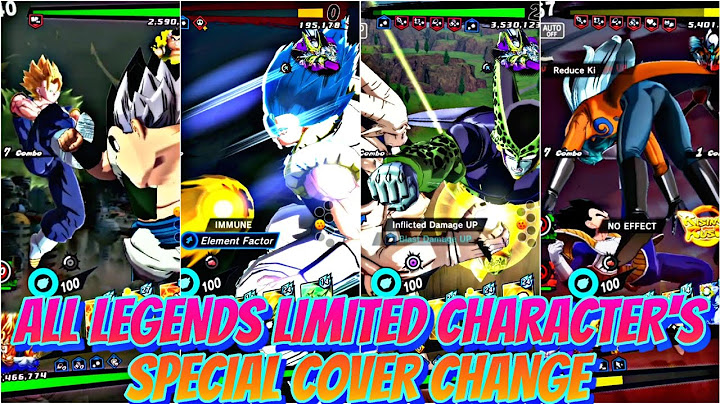 ALL LEGENDS LIMITED CHARACTER'S SPECIAL COVER CHANGE UPTO AUGUST 2024 🔥! IN DRAGON BALL LEGENDS