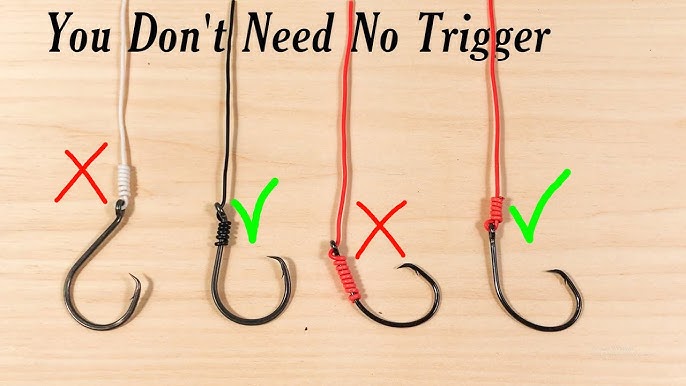 Easy Circle Hook Knot Simple and Fast Way To Attach a Leader 