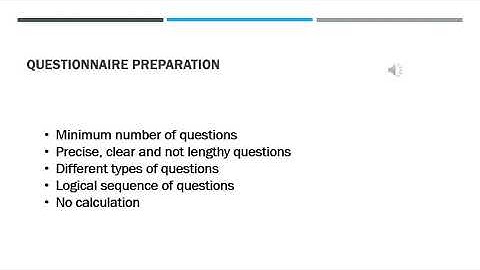 Business Research Methods:- Data Collection & Instrument Design Part 4