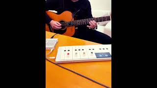 Acoustic guitar improvisation #learntojam #neosoulguitar #op1field