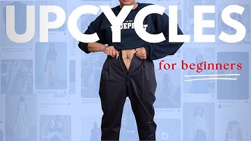 5 Upcycling Projects for Beginners! | DIY Clothes Easy Sewing