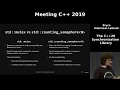 The C  20 Synchronization Library - Bryce Adelstein Lelbach - Meeting C   2019