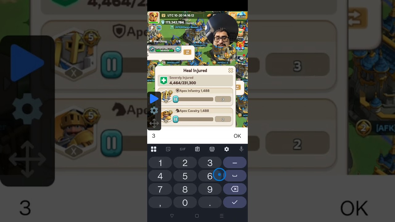 Kingshot auto clicker healing for F2P members 