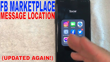 ✅  How To Find Facebook Marketplace Messages In Messenger 🔴