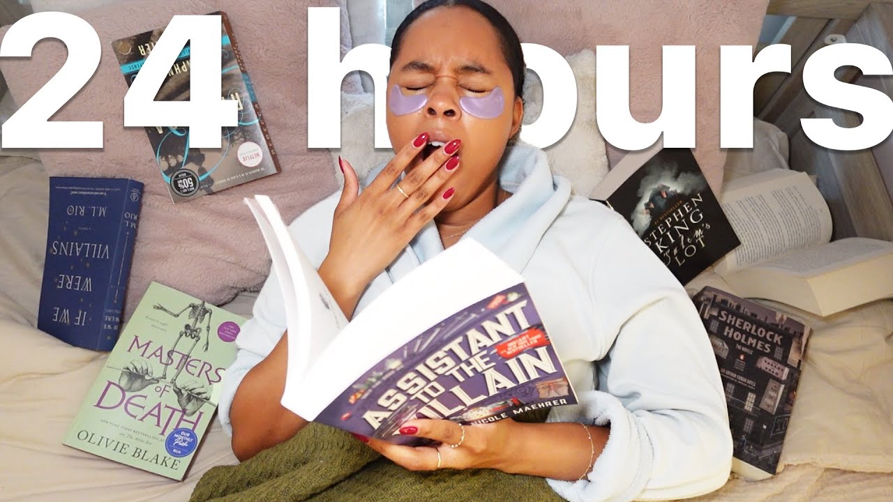 I tried to read for 24 hours STRAIGHT and it did not go well... - YouTube
