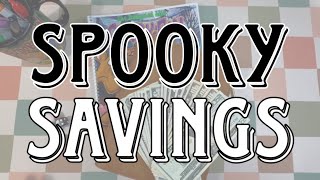 Spooky Saturday! Saving $100 into the MYSTERY saver book! 