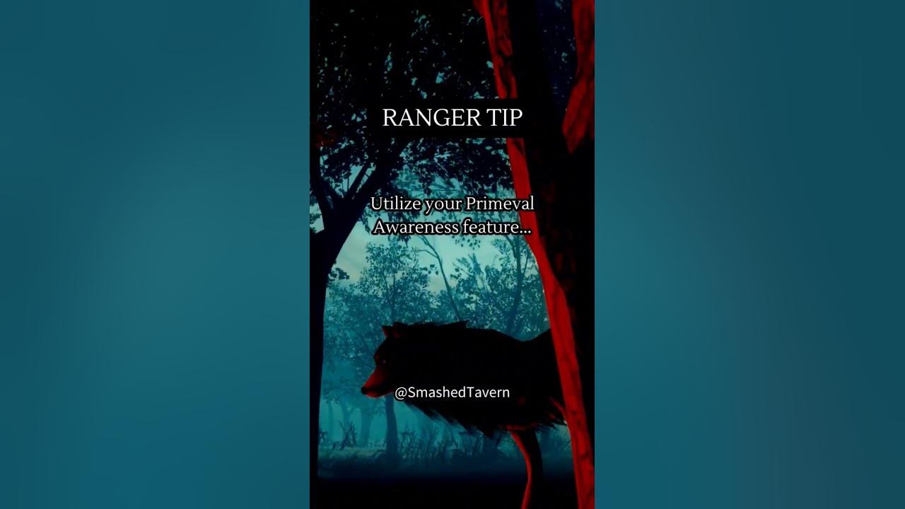 Utilize Your Primeval Awareness Feature Ranger Tip dnd shorts YouTube utilize-your-primeval-awareness-feature-ranger-tip-dnd-shorts-youtube