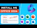 How to LEGALLY Download &amp; Install Microsoft Office 2024 For FREE (Preview Version)