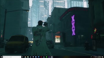 Unreal Engine Cyberpunk Character System (very early WIP)