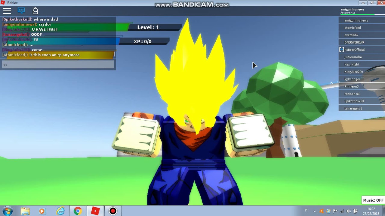 Todas As Formas No Dragon Ball Forces Test Place Open Roblox - how to turn ssj orange in dragon ball forces on roblox youtube