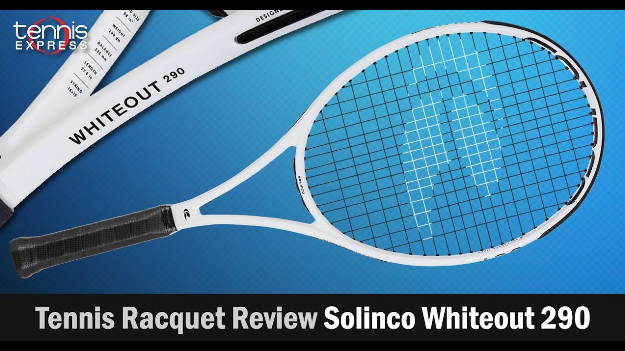 Solinco Whiteout 290 Tennis Racquet Review | Tennis Express