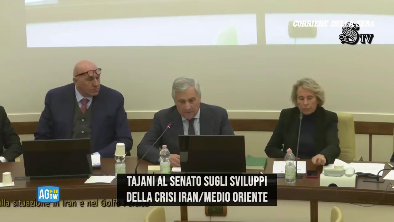 Senato, i ministri Tajani e Crosetto sulla crisi in Iran e Medio Oriente