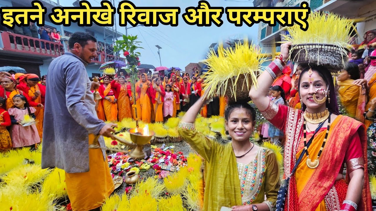 ससुराल में मेरा पहला हरियाली मेला🤗|Preeti Rana| Pahadi lifestyle|Triyuginarayan @PriyankaYogiTiwari 