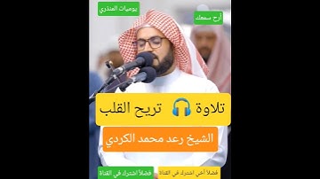 قرآن كريم بصوت #الشيخ_رعد_محمد_الكردي #تلاوة_هادئة #تلاوة_خاشعة #ارح_قلبك #القرآن_الكريم #اكسبلور