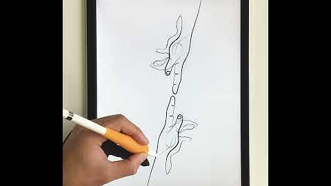 One Continuous Line Drawing using Procreate