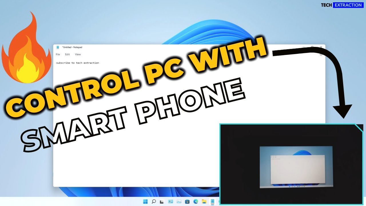 How to control laptop, pc with smartphone | Control pc with phone ...
