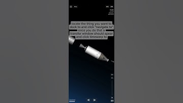 docking tutorial #spaceflightsimulator #sfs #spaceflightsimulatortipsandtricks