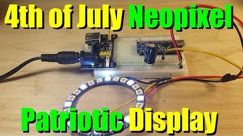 4th of July Neopixel Display