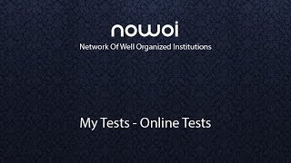 NOWOI - My Tests (Online Tests)