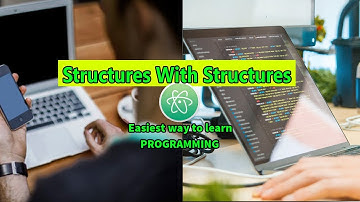 Structures With Structures Easiest Way To Learn C With Atom Editor In Windows 10 #69 ►▼◄