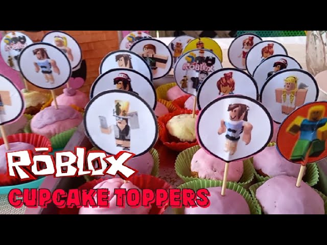 cupcake topper roblox - OrigamiAmi