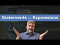 The difference between js expressions and statements