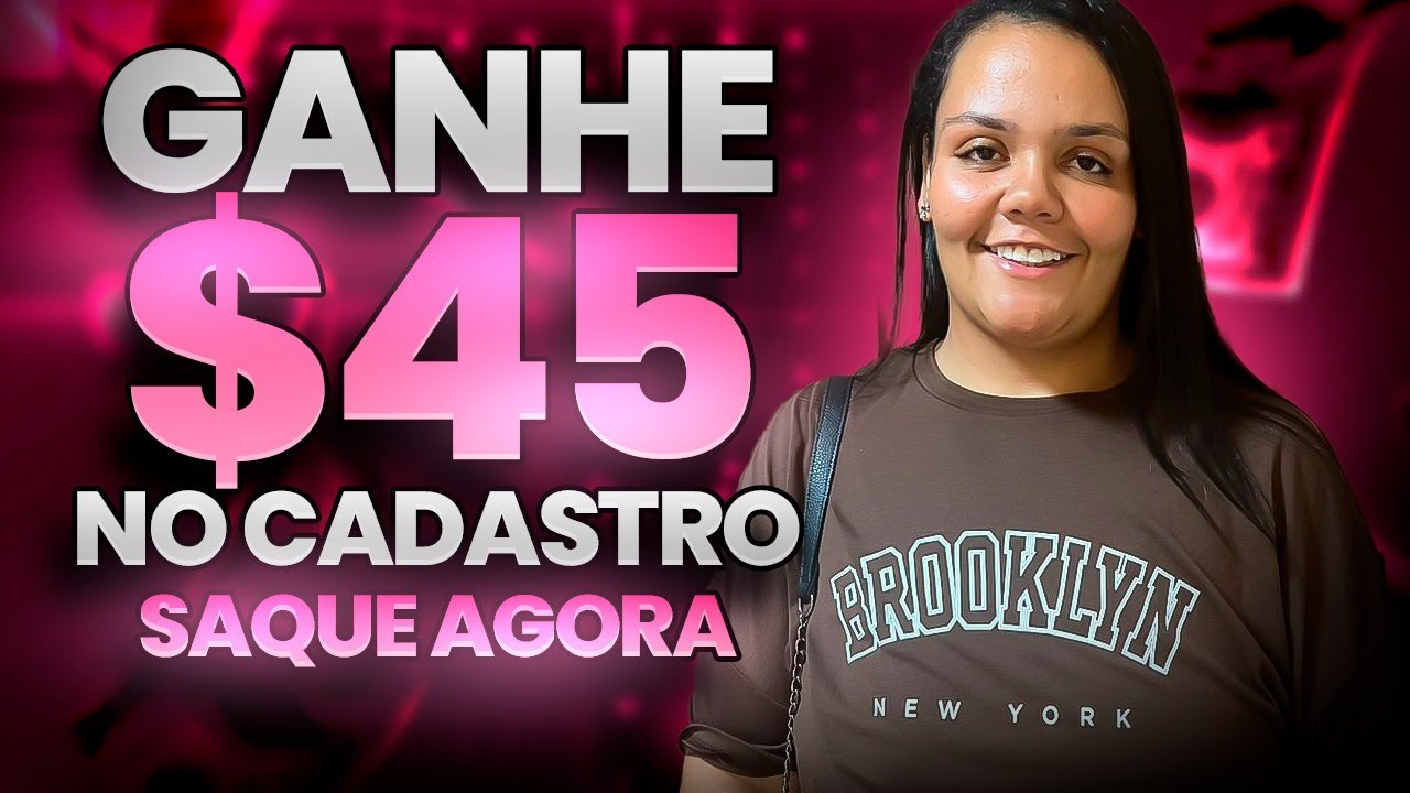 SITE PAGA $45 NO CADASTRO! GANHAR DINHEIRO ONLINE (SAQUE HOJE)