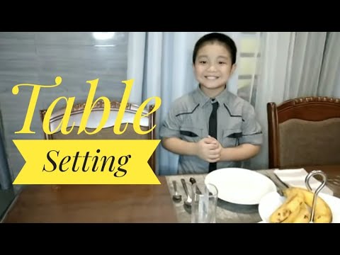 Video: Paano Mag-ayos Ng Mesa Ng Mga Bata