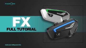 FreedConn FX Motorcycle Helmet Bluetooth Intercom | FULL TUTORIAL