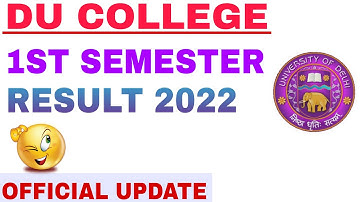 Du Sol 1st Semester Result Update 2022 | Du Sol 1st Semester Result Update 2022 | JK Study Stuff