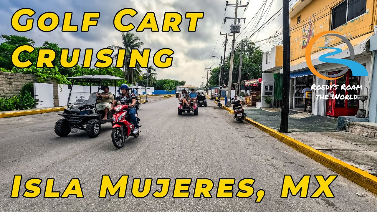 Island Odyssey: Full Golf Cart Adventure Across Isla Mujeres
