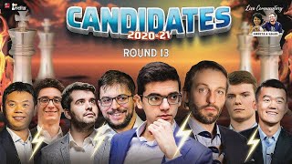 Candidates 2020-21 Round 13 | Live commentary by Sagar, Amruta, GM Swapnil, GM Nihal