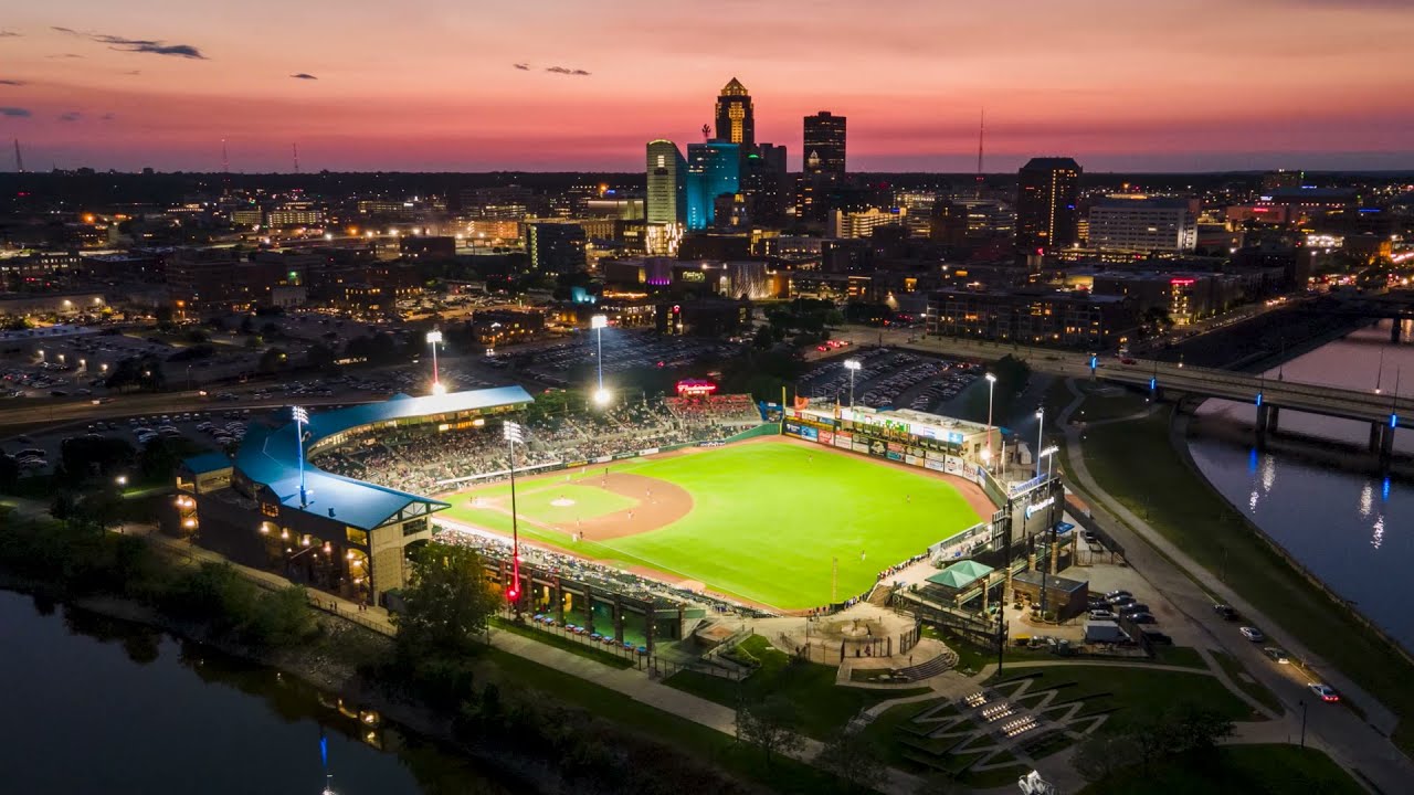 Des Moines 4K drone and timelapse footage by Brian Abeling