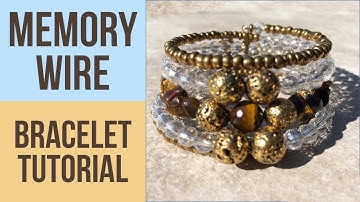 Memory Wire Bracelet tutorial - How to Get Your Patterns Lined Up