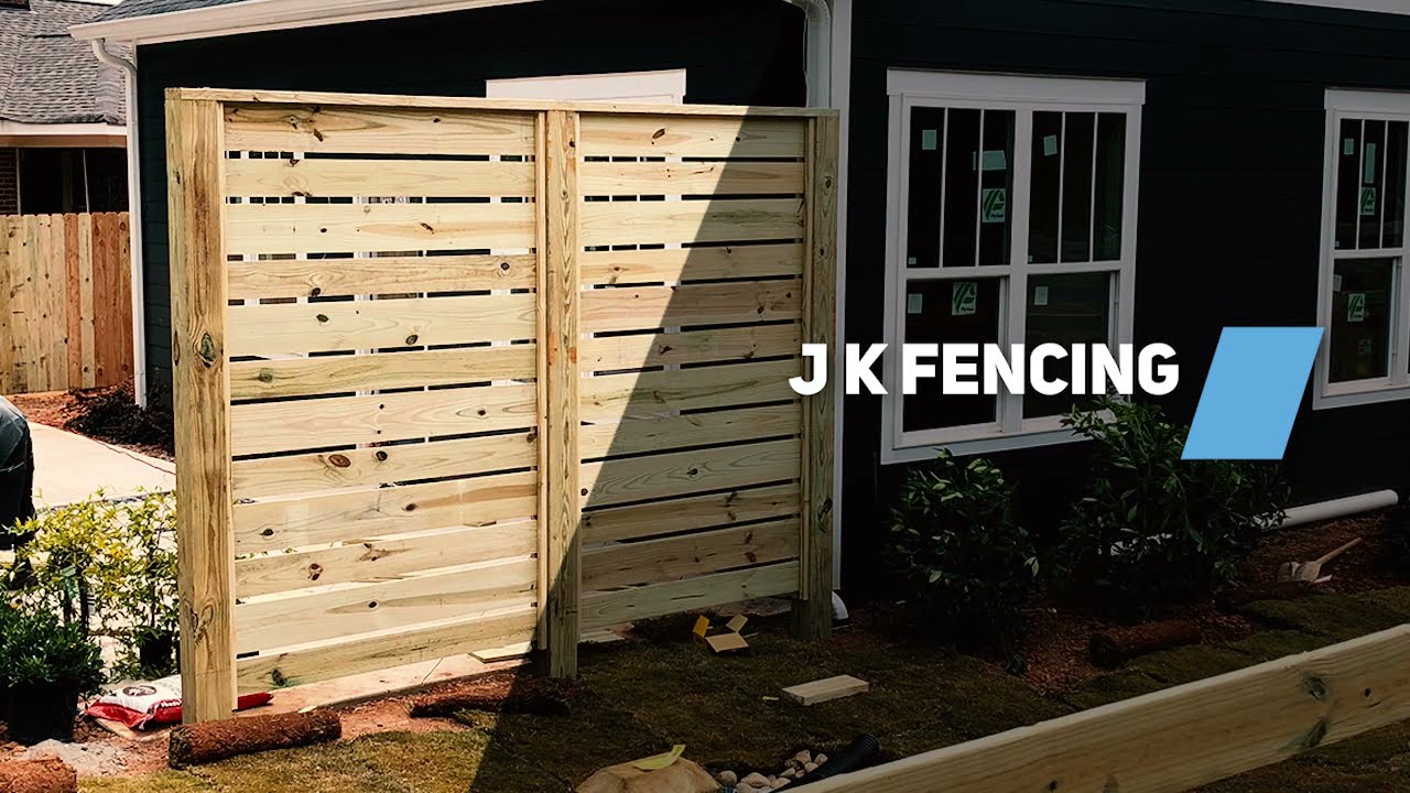 Fence Company Bogart, GA J K Fencing YouTube