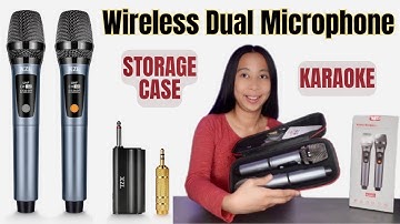 XZL Professional Dual Wireless Karaoke Microphone w/ Case - Unboxing & Testing