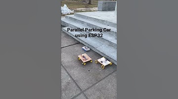 Parallel Parking RC Car using esp32 | DIY #shorts