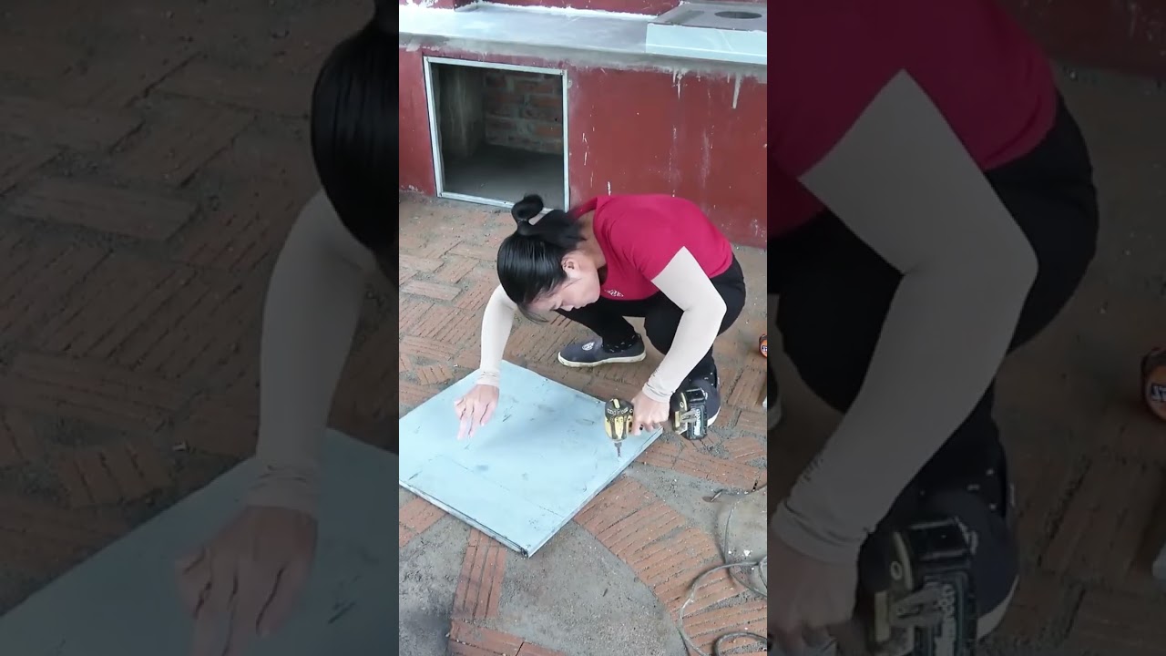 Singal girls made village house 