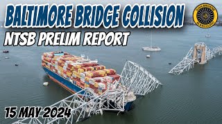 NTSB Prelim Dali Baltimore Bridge Collision