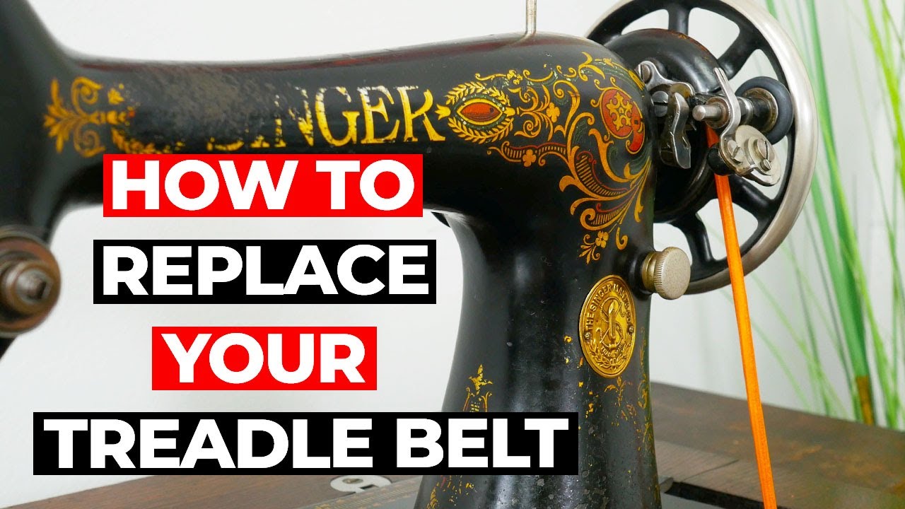 How to make a Treadle Sewing Machine belt from fabric