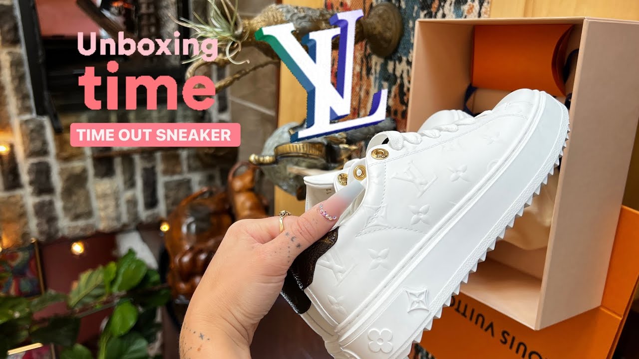 UNBOXING LOUIS VUITTON TIME OUT SNEAKERS #1A87OR