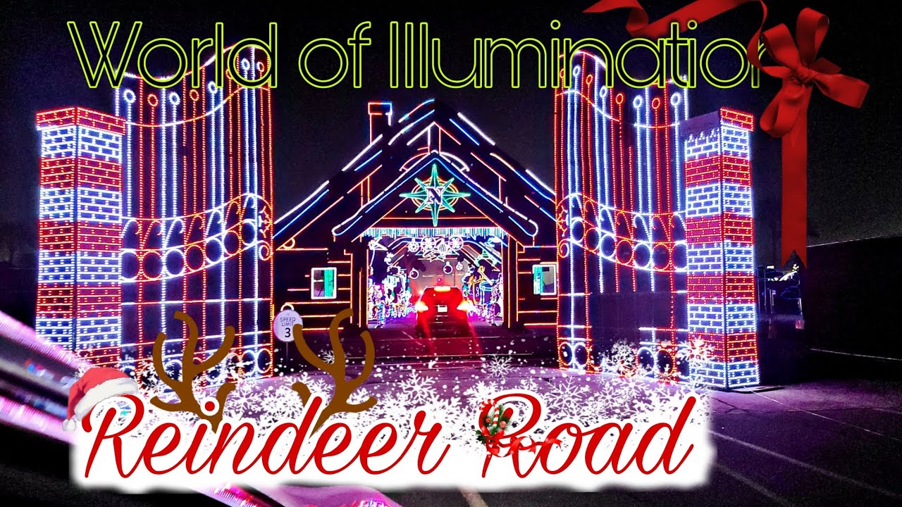 Christmas Light Show | Reindeer Road - 1 Mile Long - Arcadia, California | The Plug-in Duo